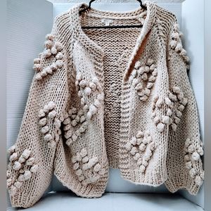 Debut bobble cardigan